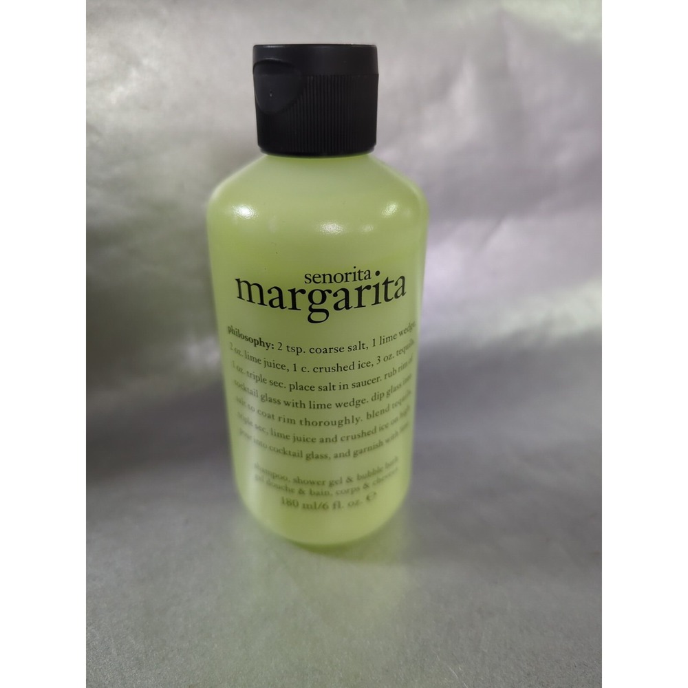 Philosophy Senorita Margarita Shower gel bubble bath shampoo 6 fl oz NEW recipe